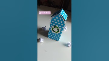 ADORABLE Mini Dustbin - Transforming Trash into Treasure! #diy #craft #dustbin #bestoutofwaste