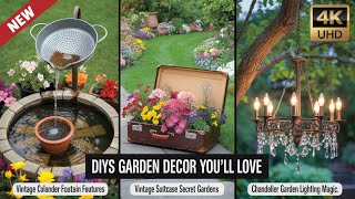 🌿 Savers/Value Village Thrift Hacks + Recycled Trash ♻️ BUDGET DIYs Garden Décor on a Budget! 🔨