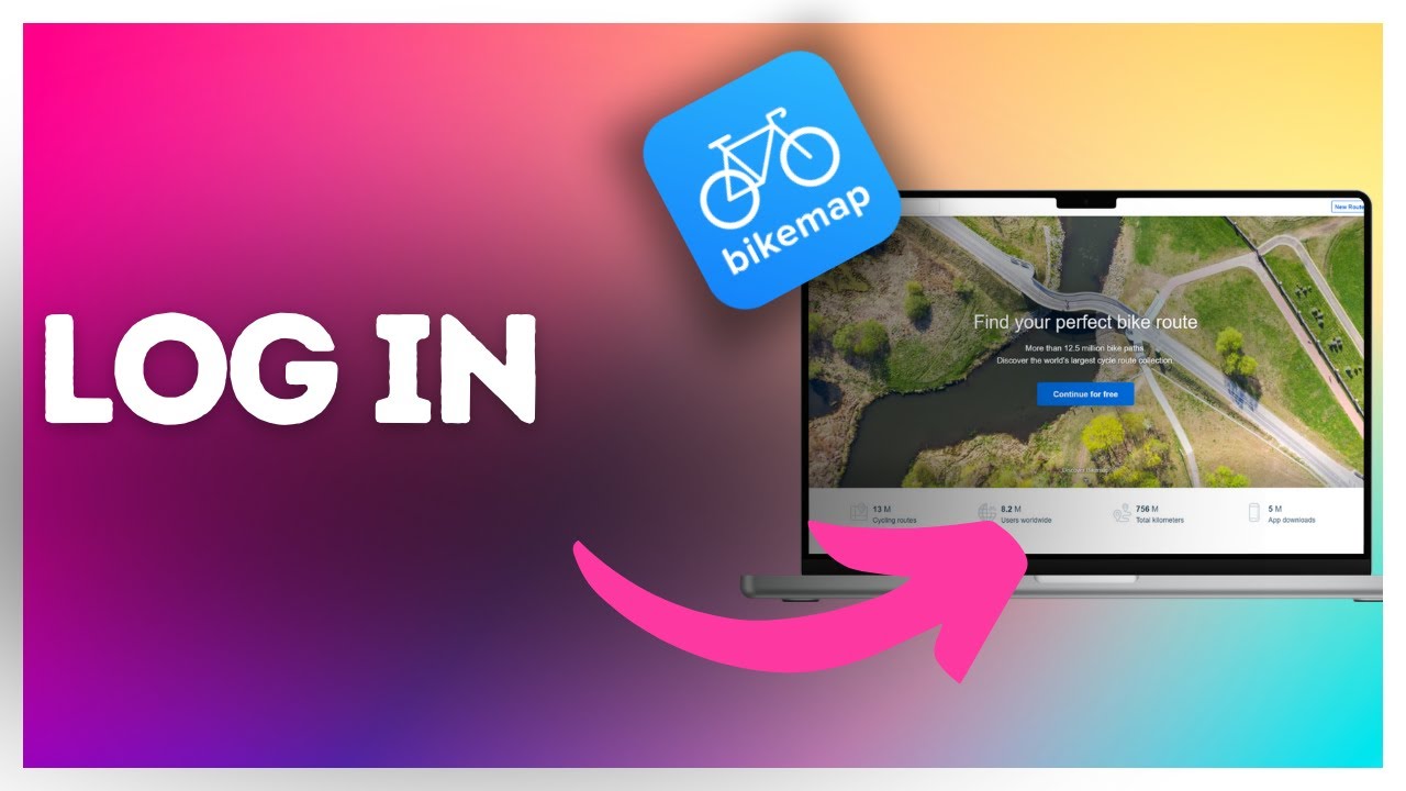 How to log in on Bikemap.net?