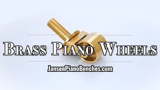 Brass Piano Wheels for Grand Pianos: Combining Style, Durability, and Function