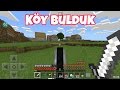 Minecraft Pe Sade Survival |Köy Bulduk|Bölüm 7