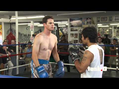 Pacquiao Punches Tosh In The Face!