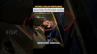 Download Lagu Aksi Petugas Polisi patroli di malam hari, dengan Periksa Pintu Mobil \u0026 Bersihkan Iklan Liar #viral MP3