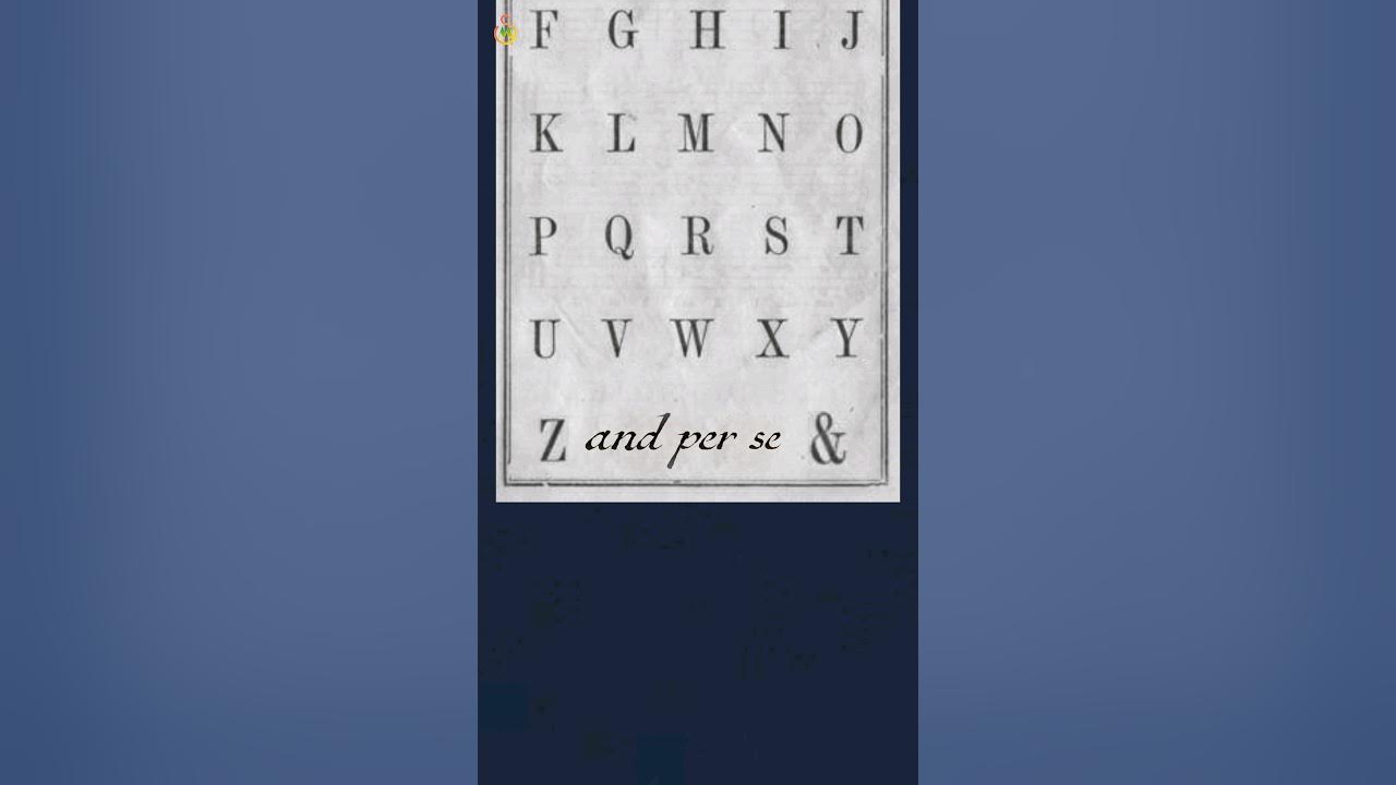 Why It's Called An Ampersand YouTube