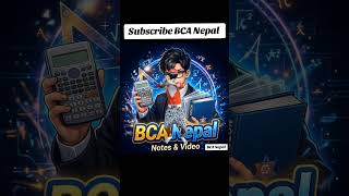 subscribe BCA Nepal in youtube. #bca #maths #bcanepal