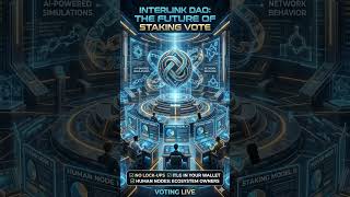 Human Nodes retain full ownership Decentralized governance in action.#InterLink #ITLG #DAO #Staking#
