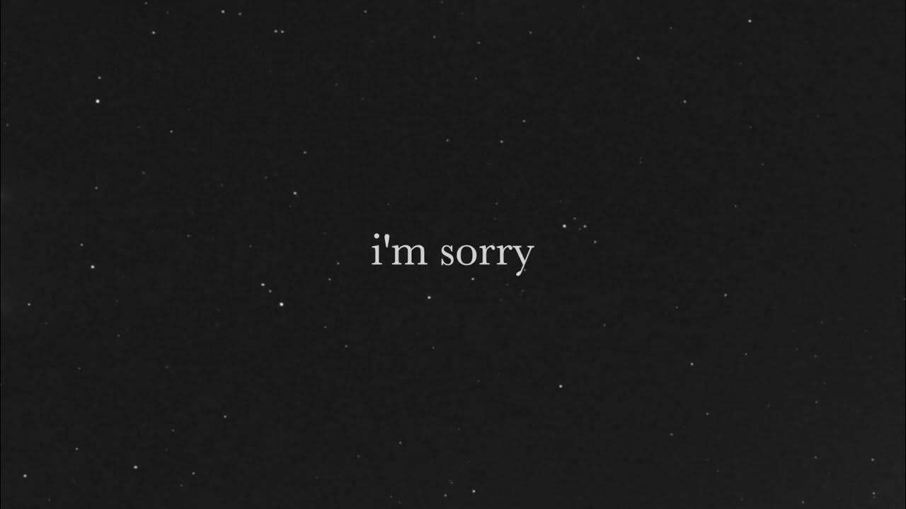 Joshua Bassett - i'm sorry (Official Lyric Video) - YouTube
