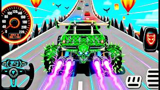 Mega Ramp Monster Car Racing 3D - Extreme Car Stunts -Android Gamepla #MegaRamp #3DGames #CarRacing screenshot 4