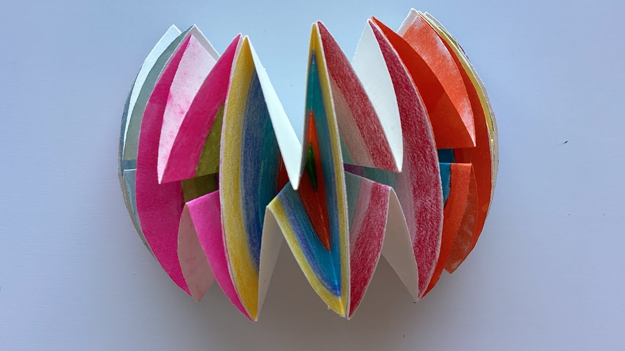 Come Kandinskij 👩‍🎨 Circle Pop-up Book | Tutorial #farelibri #diy #popupbook