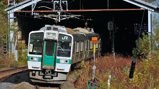 【空転防止増結】JR奥羽本線(山形線) 441M 米沢行き 719系5000番台(仙カタY-9編成+仙カタY-11編成)