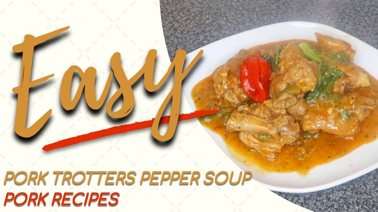 ELENGI YA MAKOSO | PIG TROTTERS PEPPER SOUP | ALPHA'S KITCHEN
