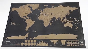 World Scratch Map Deluxe Edition from TITOEE