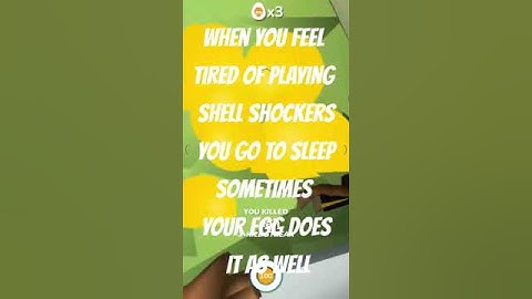 Does Your Egg Ever Do This In Shell Shockers? #shorts