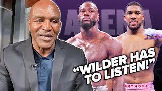 Evander Holyfield agrees Anthony Joshua KO’s Ngannou \& if Wilder can be champ again!