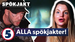 ALLA klipp från ALLA säsonger av Spökjakt! | Kanal 5 Sverige