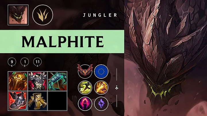 Malphite Jungle vs Jayce - EUW Grandmaster Patch 25.23