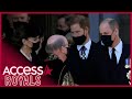 Prince Harry Chats w/ Prince William & Kate Middleton After Funeral