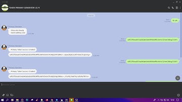 Token Primary Line || Bot Line - Token Primary Generator