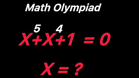 China | Nice Algebra Math Olympiad Problem | Find the value of x
