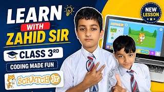 Class 3 Students Executing Scratch Jr | Coding for Kids