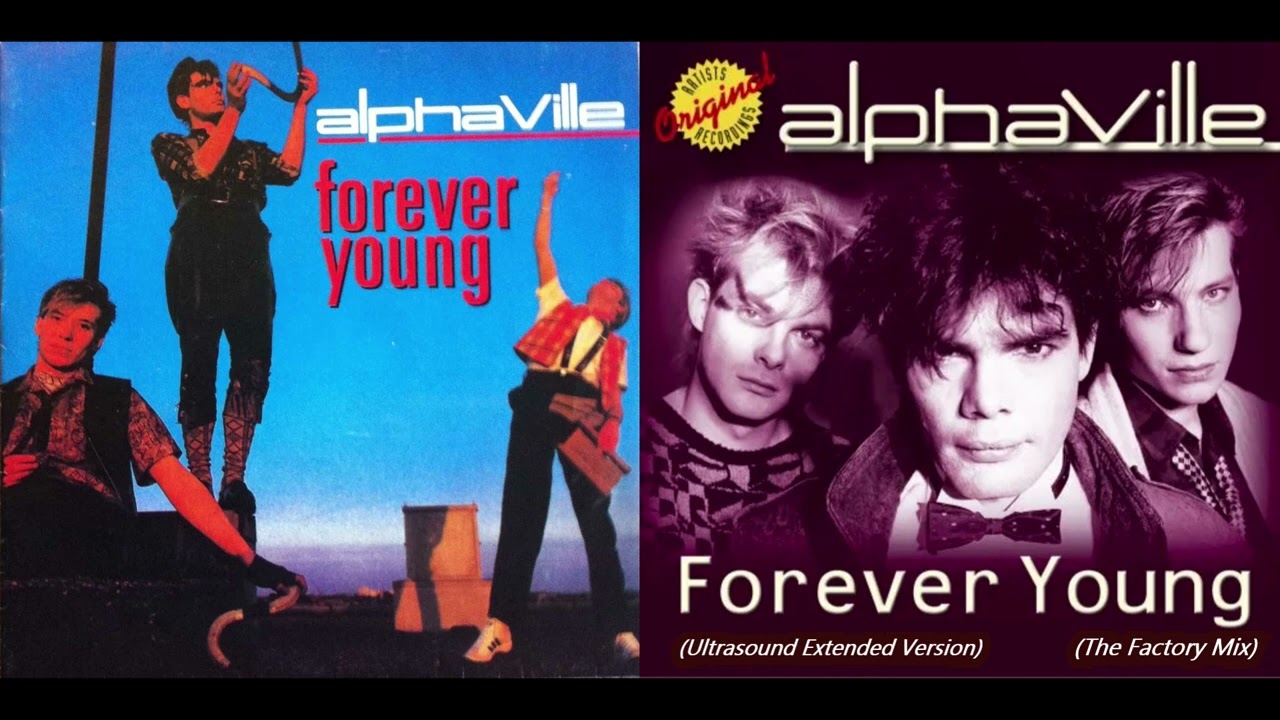 Alphaville 希少Forever Young LP ＋12インチ セット Alphaville : fully signed Forever Young Lp autographed vinyl