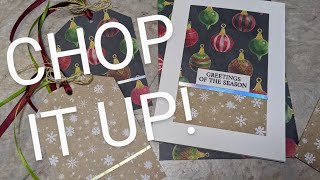 CHOP IT UP:  Turn 12x12 Pattern Paper into a matching Envelope, Card + a Bonus Tag all with 1 sheet*