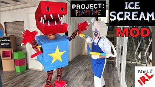 What If Project Playtime Was In Real Life Ice Scream Mod Rod Ice Scream Man Vs Boxy Boo