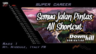 Semua Jalan Pintas | All Shortcut | Downhill Domination | PS2 | PCSX2