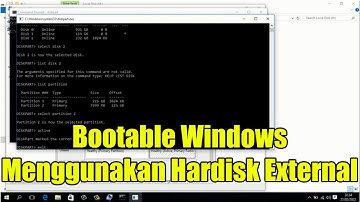 Tutorial Bootable Windows Menggunakan Hardisk External