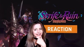 My reaction to the Blasphemous Strife and Ruin Official Announcement Trailer | GAMEDAME REACTS