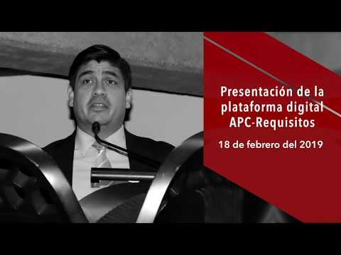 Somos CFIA: Presentación APC Requisitos