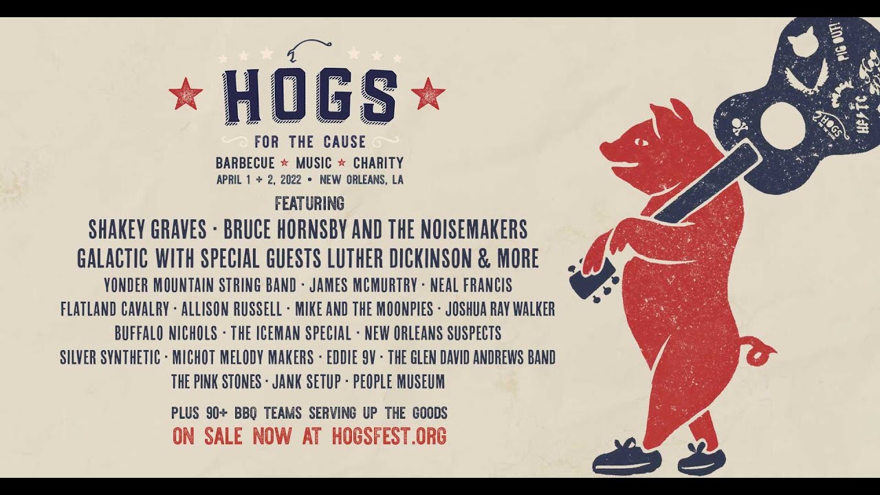 The Hogs for the Cause 2022 Lineup Is Here