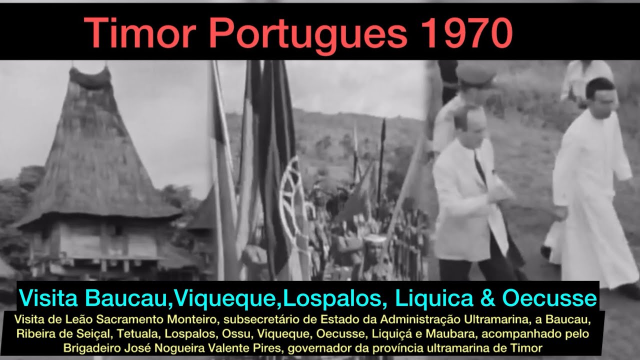 Timor Portugues 1970 SubSecretario Admin. Ultramarino Vizita BCU,Viqq,Lps, Oecusse & Liquica