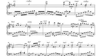 On A Clear Day (You Can See Forever). Arranged for solo piano, with music sheet. chords