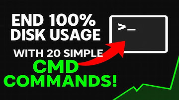 20 Powerful CMD Commands to Diagnose - Fix High Disk Usage in windows✅