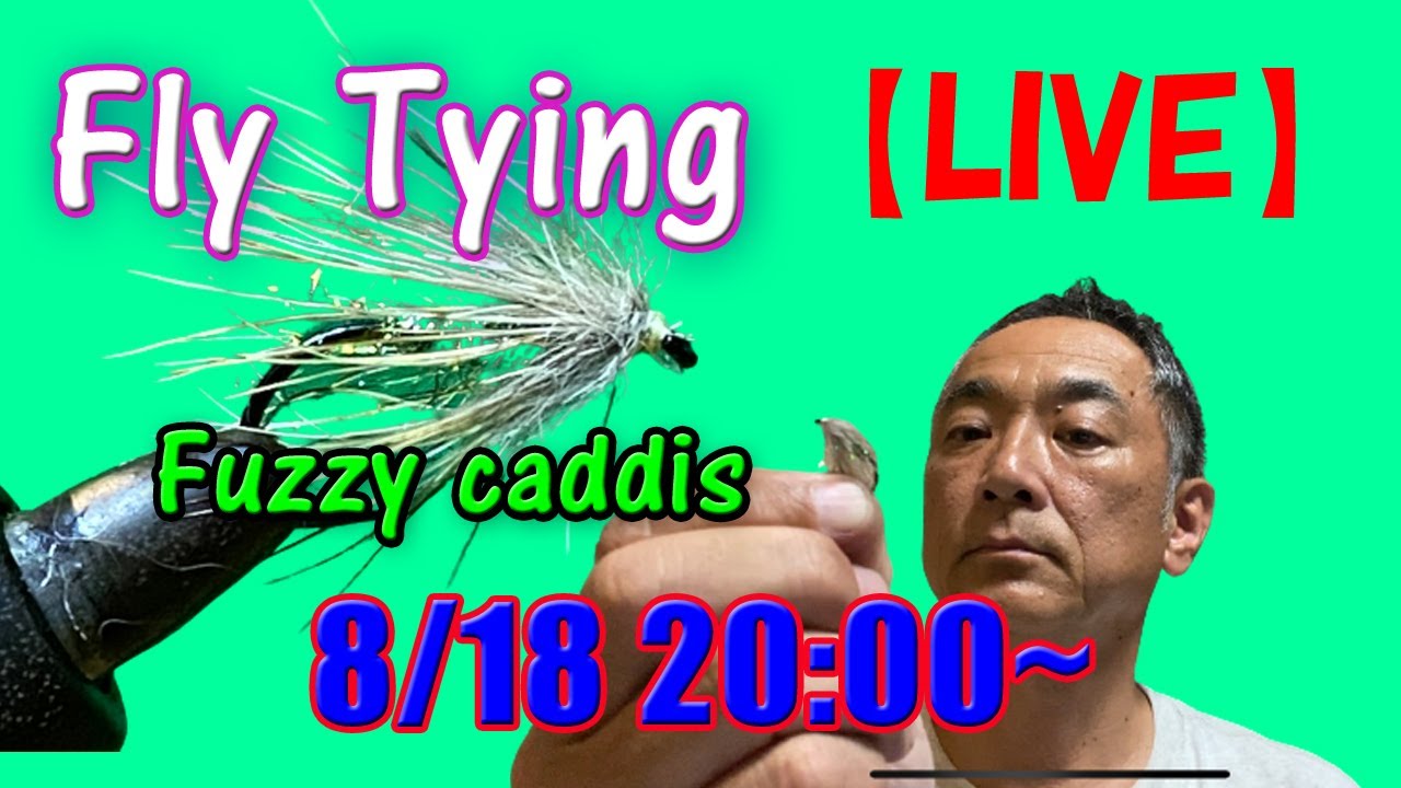 【オリジナルフライ】ファジーカディスのタイイング。」のコピー