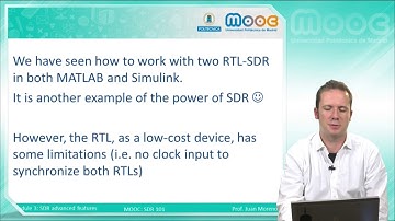 MOOC SDR 101 3: SDR advanced features. Working with more than one RTL