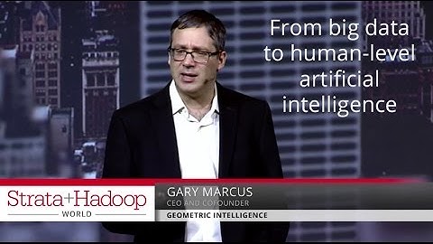 From big data to human-level artificial intelligence - Gary Marcus (Geometric Intelligence)