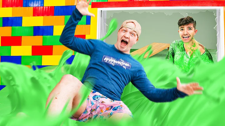 I FILLED MY HOUSE WITH REAL SLIME!