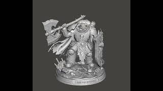 Dark Chaos Warlord 🔥 | Corrupted Heavy Armor Warrior STL for 3D Printing Dark Chaos Warlord 🔥 | Corrupted Heavy Armor Warrior STL for 3D Printing