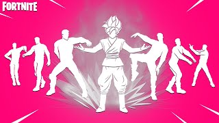 All Popular Fortnite Dances &amp; Emotes! (Ask Me, Goku Black, Fast Feet, The Quick Style, Get Griddy)
