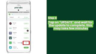 How to update home and payments app (English) Ver 1.0 Pinelabs POS india screenshot 4