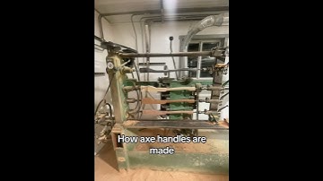 How Axe Handles Are Made - Copy Lathe #interesting #woodworking #woodturning #copylathe #woodlathe