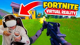Playing Fortnite in VR (Oculus Quest 2)