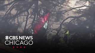 Chicago-area murder suspect crashes during police pursuit in Los Angeles