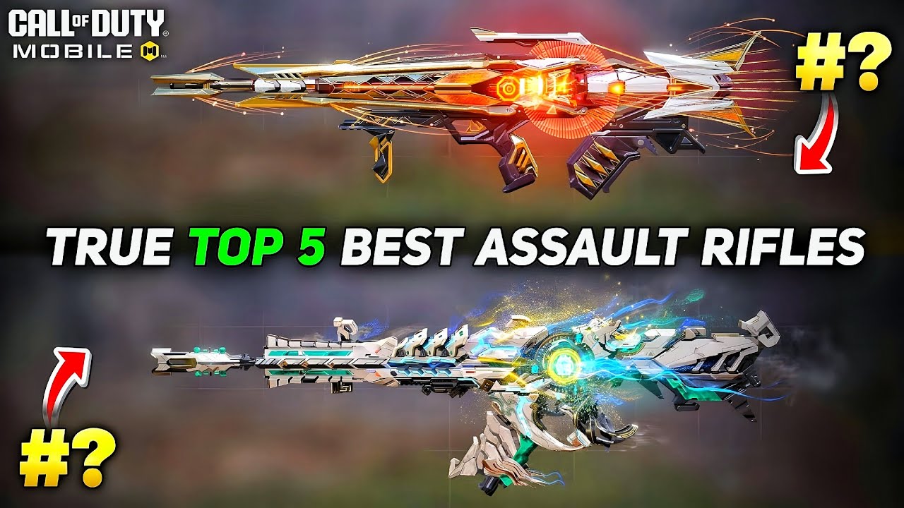 True Top 5 Best Assault Rifles in Cod Mobile Season 10(2025) - YouTube