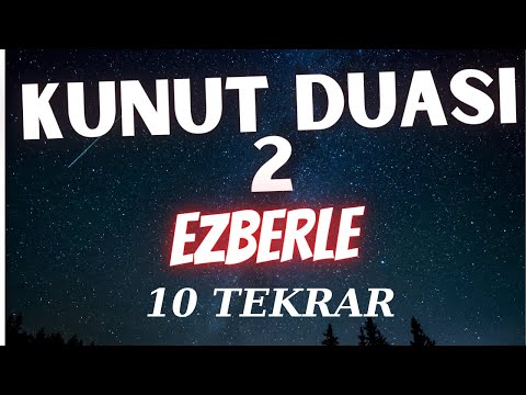 Kunut duası 2 ezberle | Allahümme iyyake nabüdü duası | Kunut Duası 10 TEKRAR