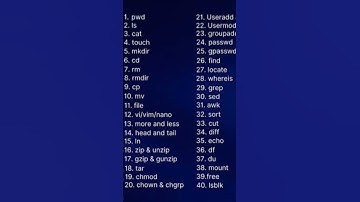 Top 40 Unix Commands #viral #shorts #unix #linux #learning