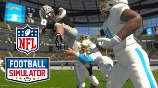 Raiders vs Chargers!! | Football Simulator