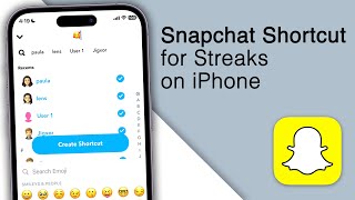 How to Create Snapchat Shortcut for Streaks on iPhone!